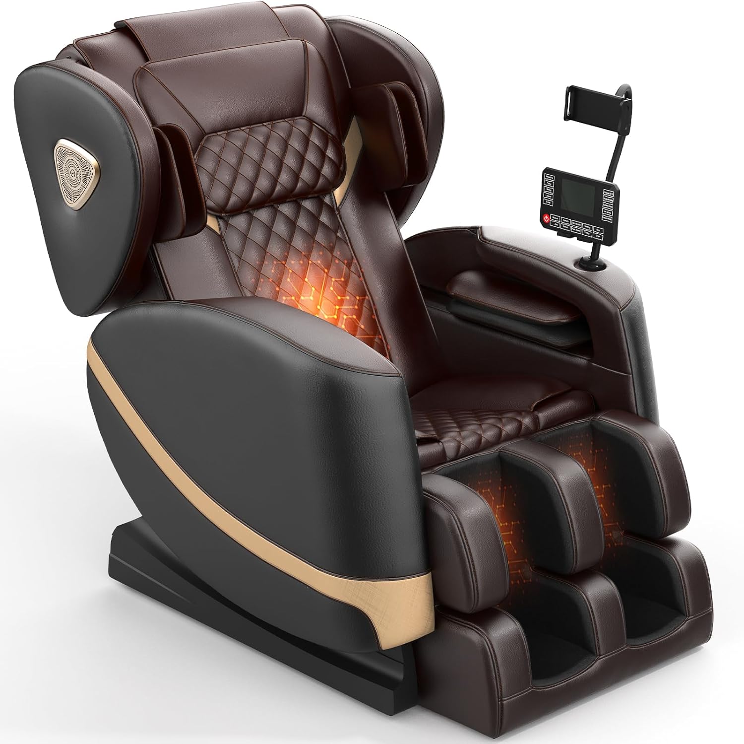 2025 Massage Chair Full Body, Zero Gravity Massage Chair with 10 Fix Rollers, He...