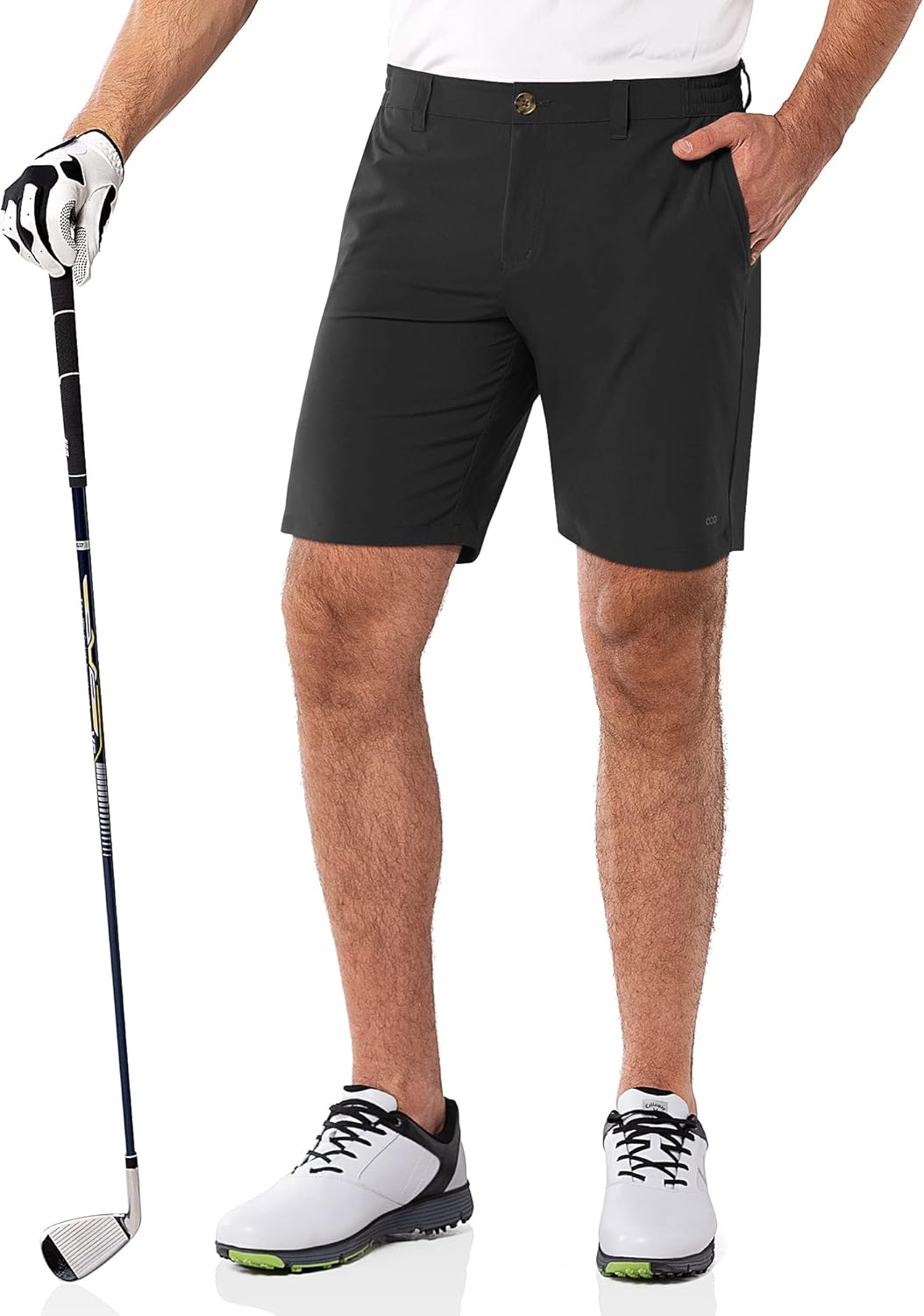 High-Quality 33,000ft Men's Golf Shorts, Special Golf Shorts 9-Inch Dry Fit Stre...