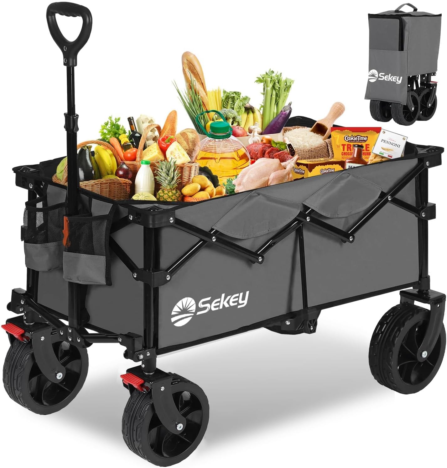 High-Quality Sekey Folding Festival Trolley, Durab...