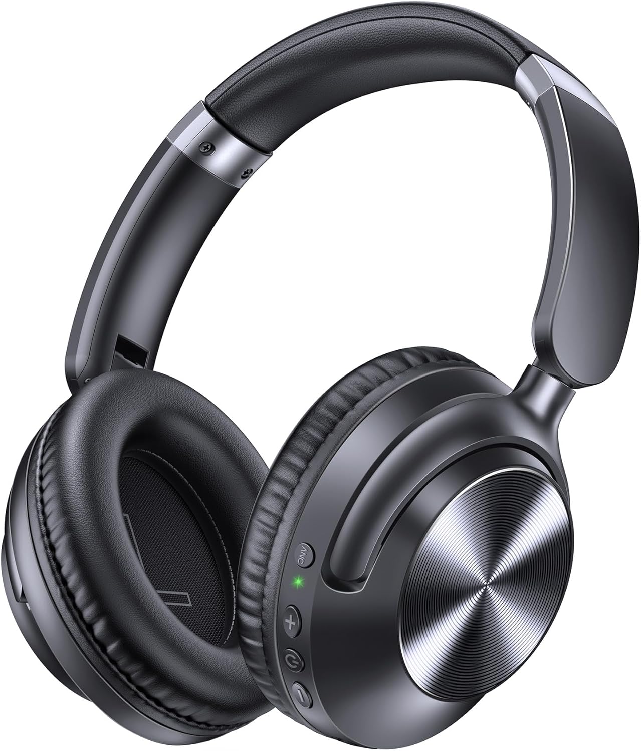 TAGRY Active Noise Cancelling Headphones 100H Playtime Wireless Over Ear Bluetoo...
