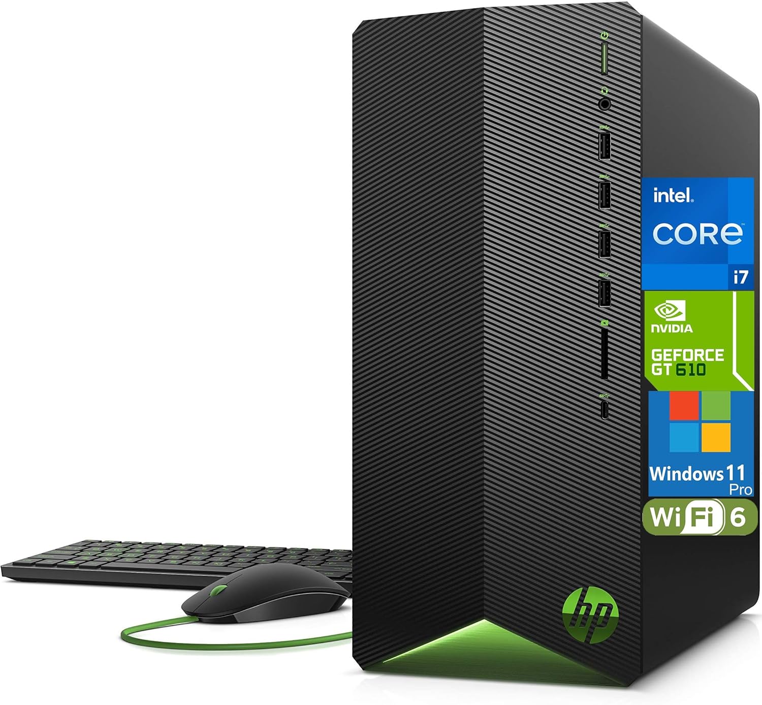 HP Pavilion Desktop Tower Computer, Intel 8-Core i7-11700F up to 4.9GHz, 32GB DD...