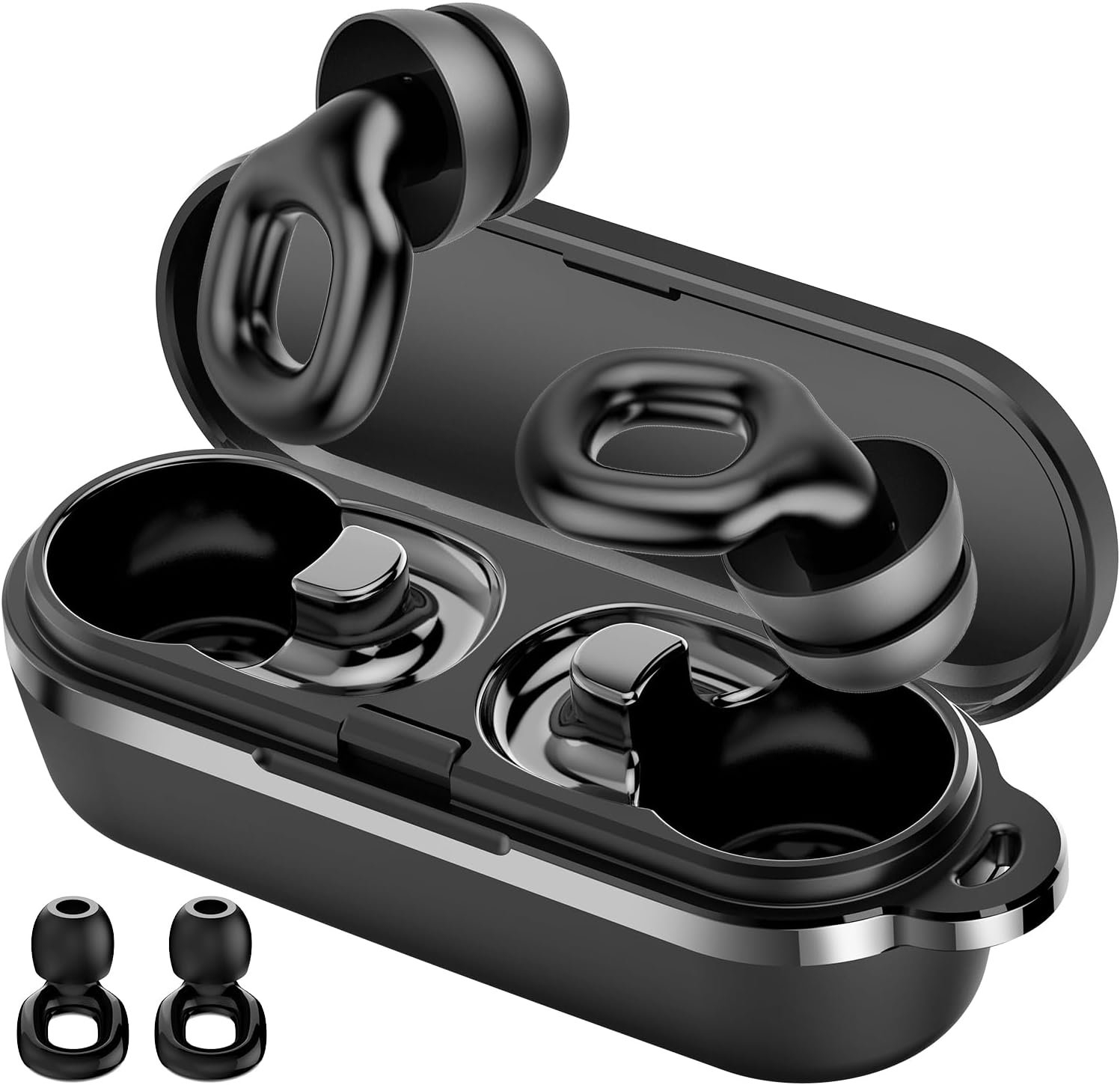 Earplugs for Sleep with Single/Double Tips, Reusable 36dB Noise Cancelling Ear P...
