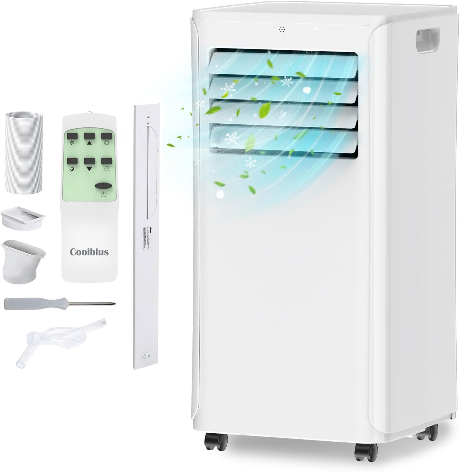12000 BTU Portable Air Conditioners Cool Up to 550 Sq.Ft,3-in-1 AC Unit with Rem...