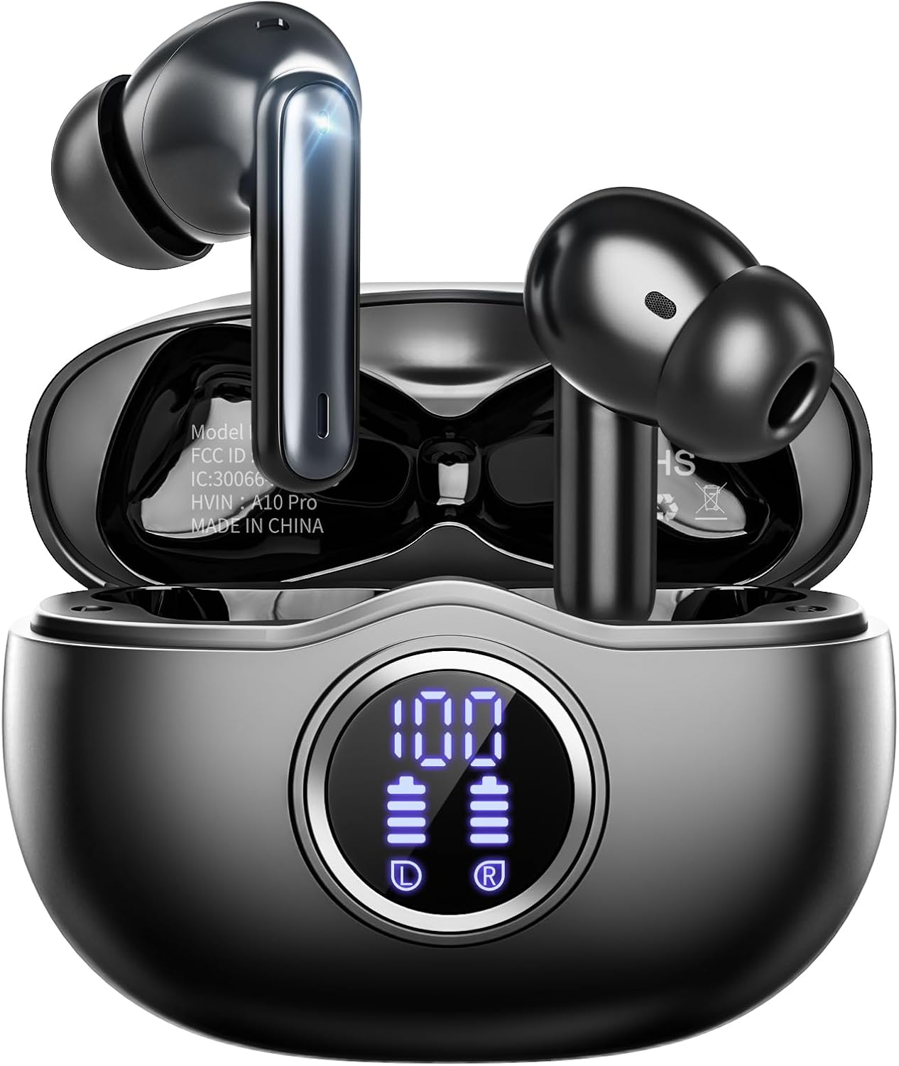 A10 Pro Wireless Earbuds, High-Quality Bluetooth 5...