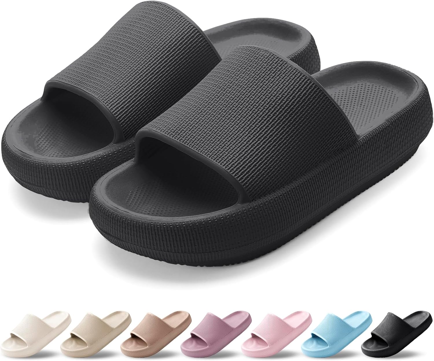 VAVOBIS Sliders Cloud Slippers Women Men Lightweight Slippers Cloud Sliders Non-...