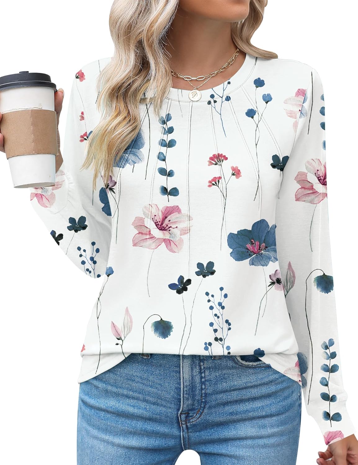 Rapbin Women's Tops, Special Casual Short Sleeve T-Shirts, Fashionable Crew Neck...