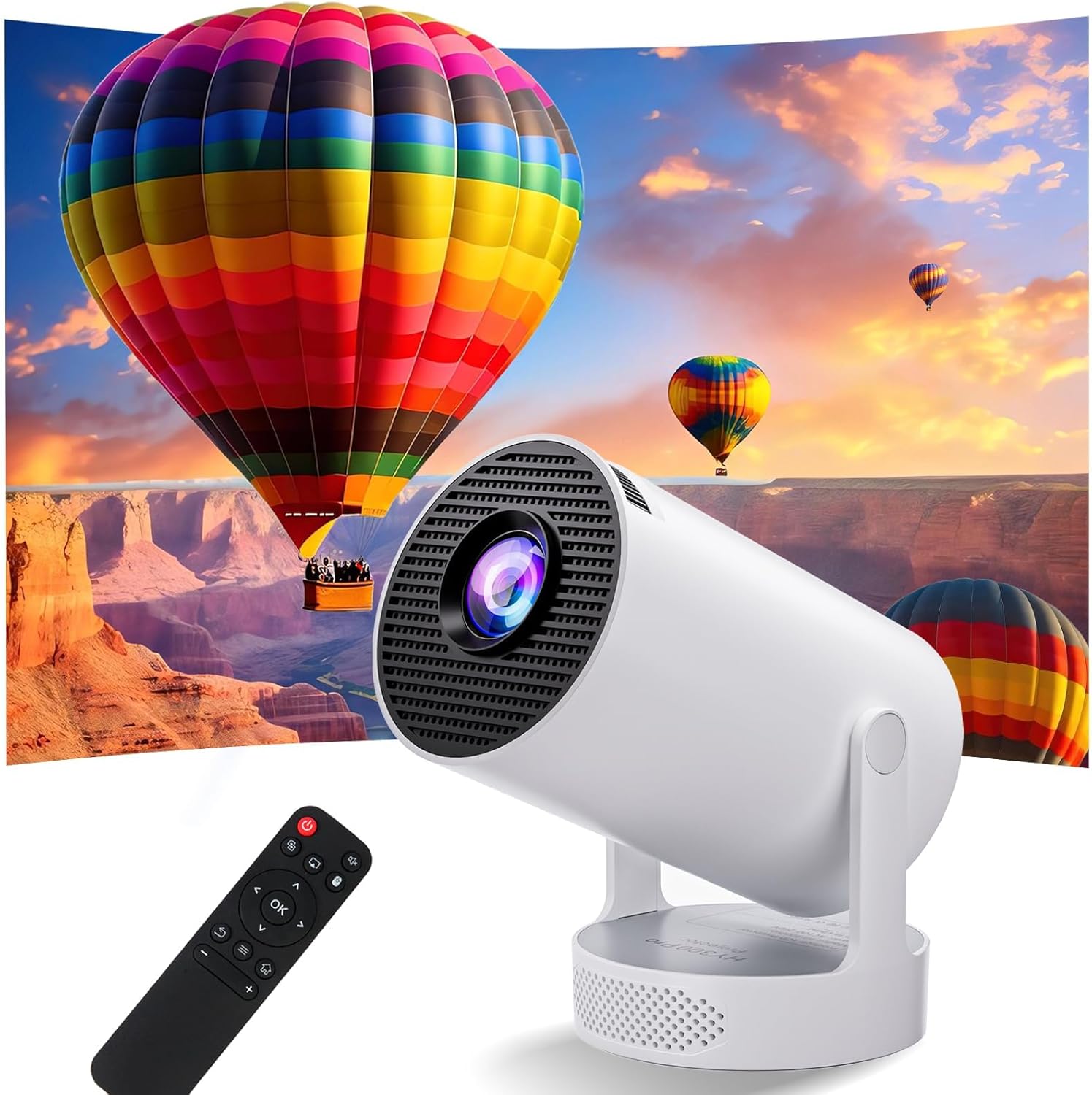 Projector, Special Portable Mini Projector with WiFi 6 and Bluetooth 5.0, Smart...