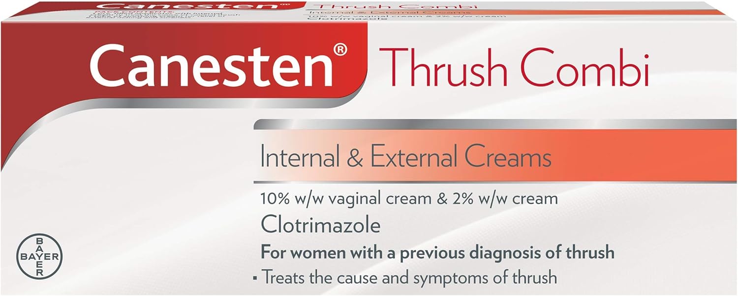 Canesten Thrush Combi Internal & External Creams for Thrush Treatment | Clotrima...