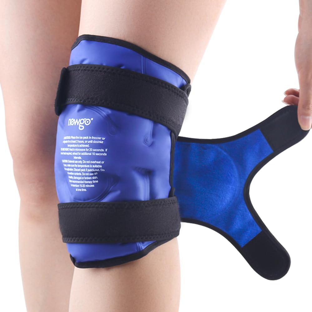 NEWGO Ice Pack for Knee Replacement Surgery, Reusable Gel Cold Pack Knee Ice Pac...