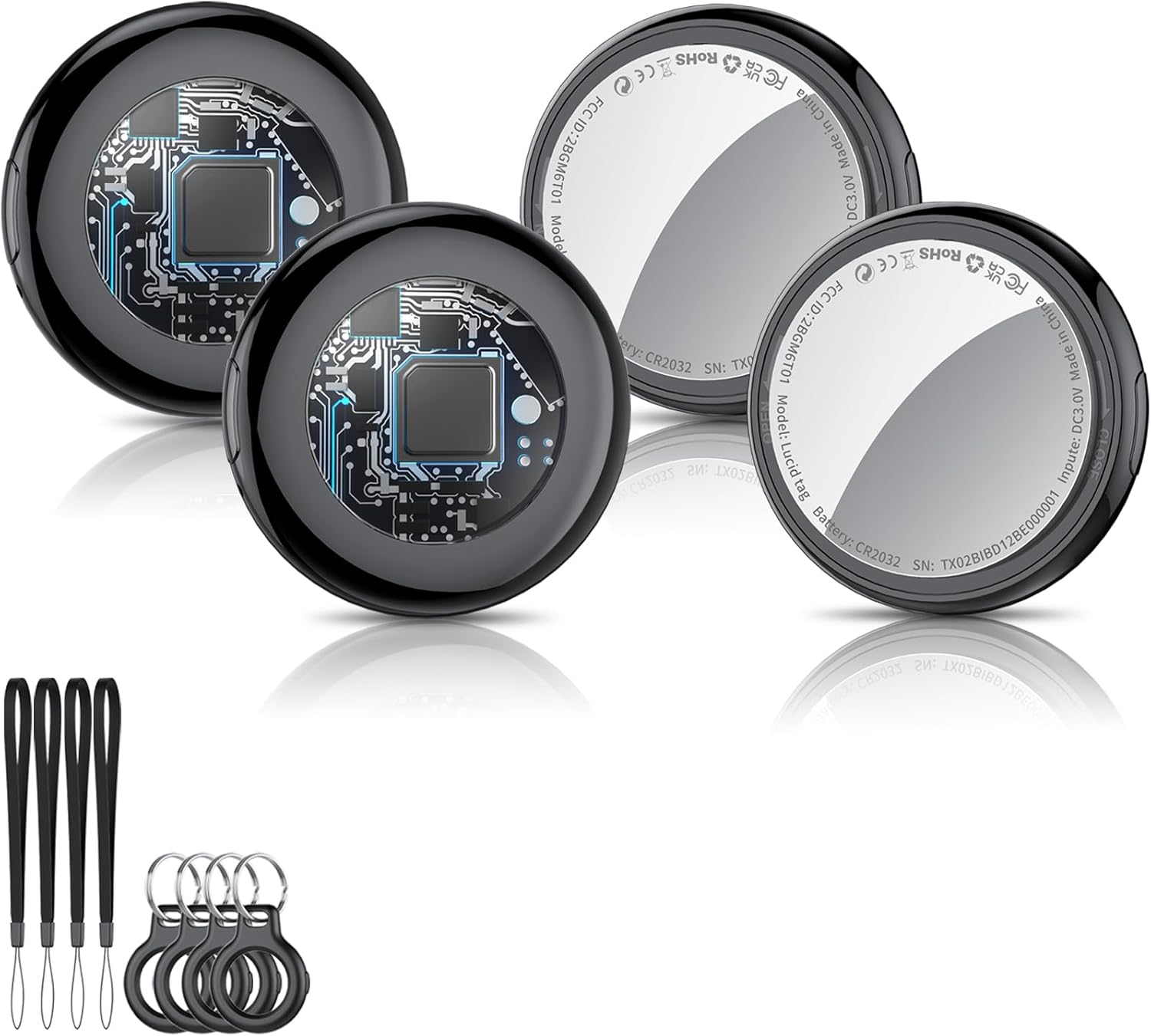 Air Tag Tracker Bluetooth Item Finder-4 Pack, Comp...