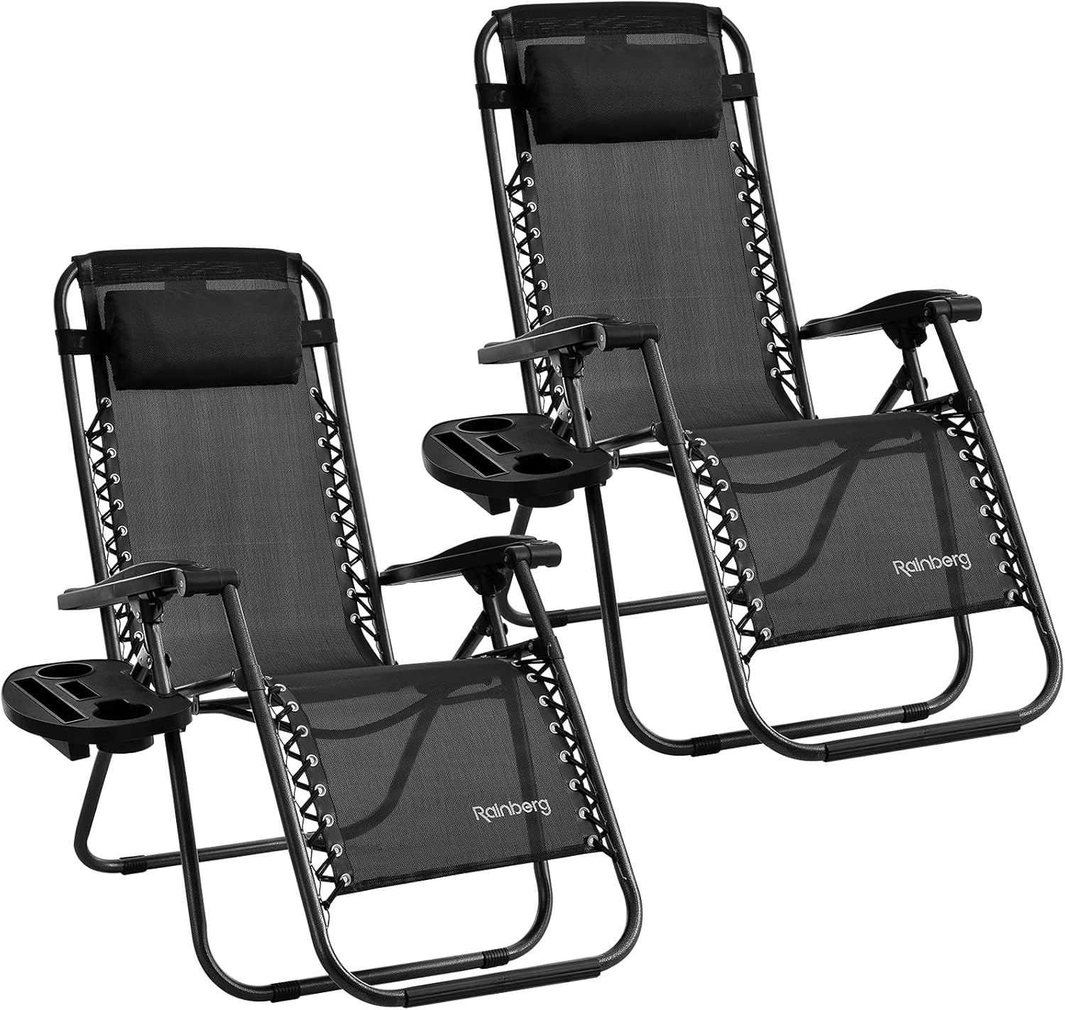 Rainberg Zero Gravity Chair, Heavy Duty Textoline, Outdoor & Garden Sunloungers,...