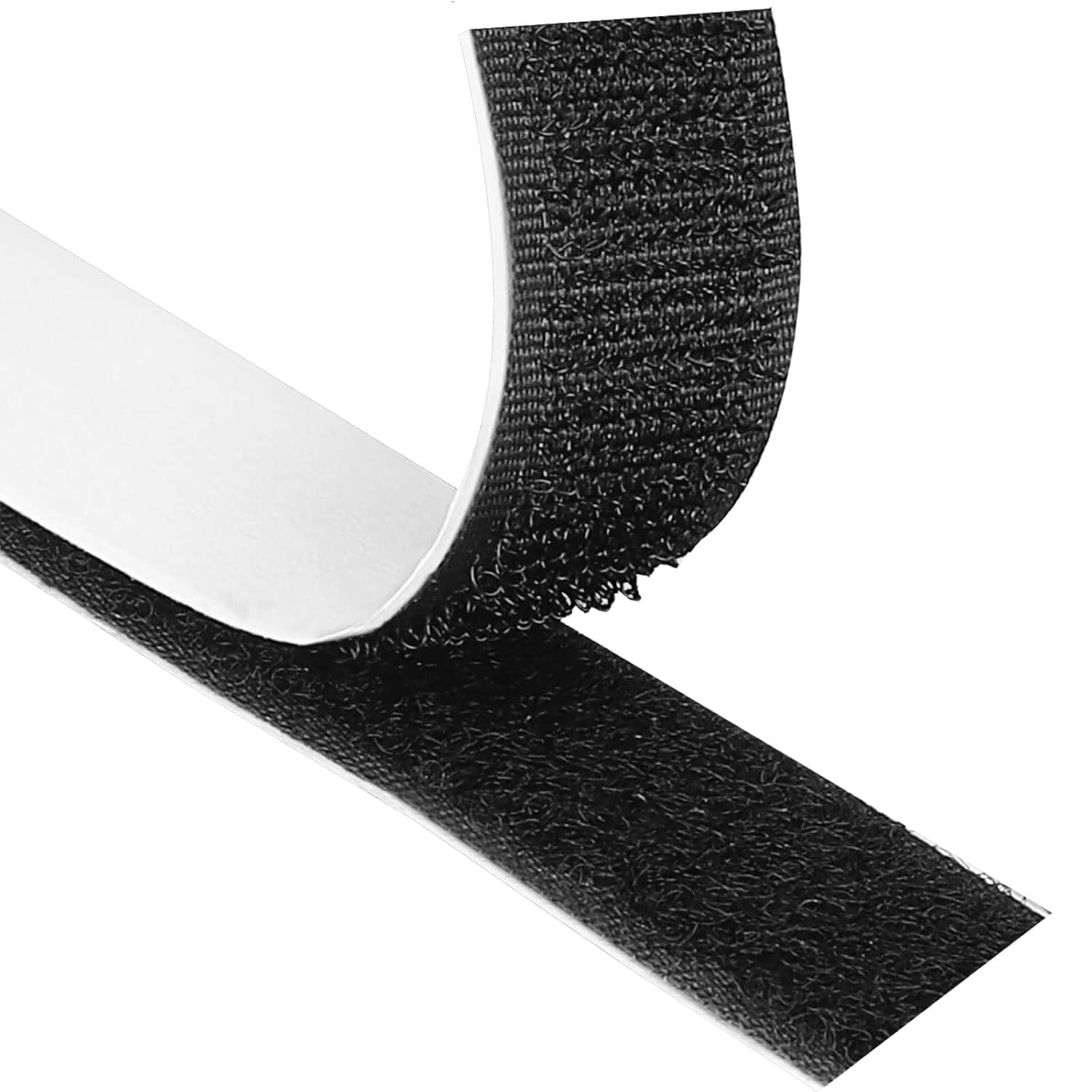 Blooven Hook and Loop Strip Tape 20 Meter Self Adhesive Sticky Back Fastening Ta...