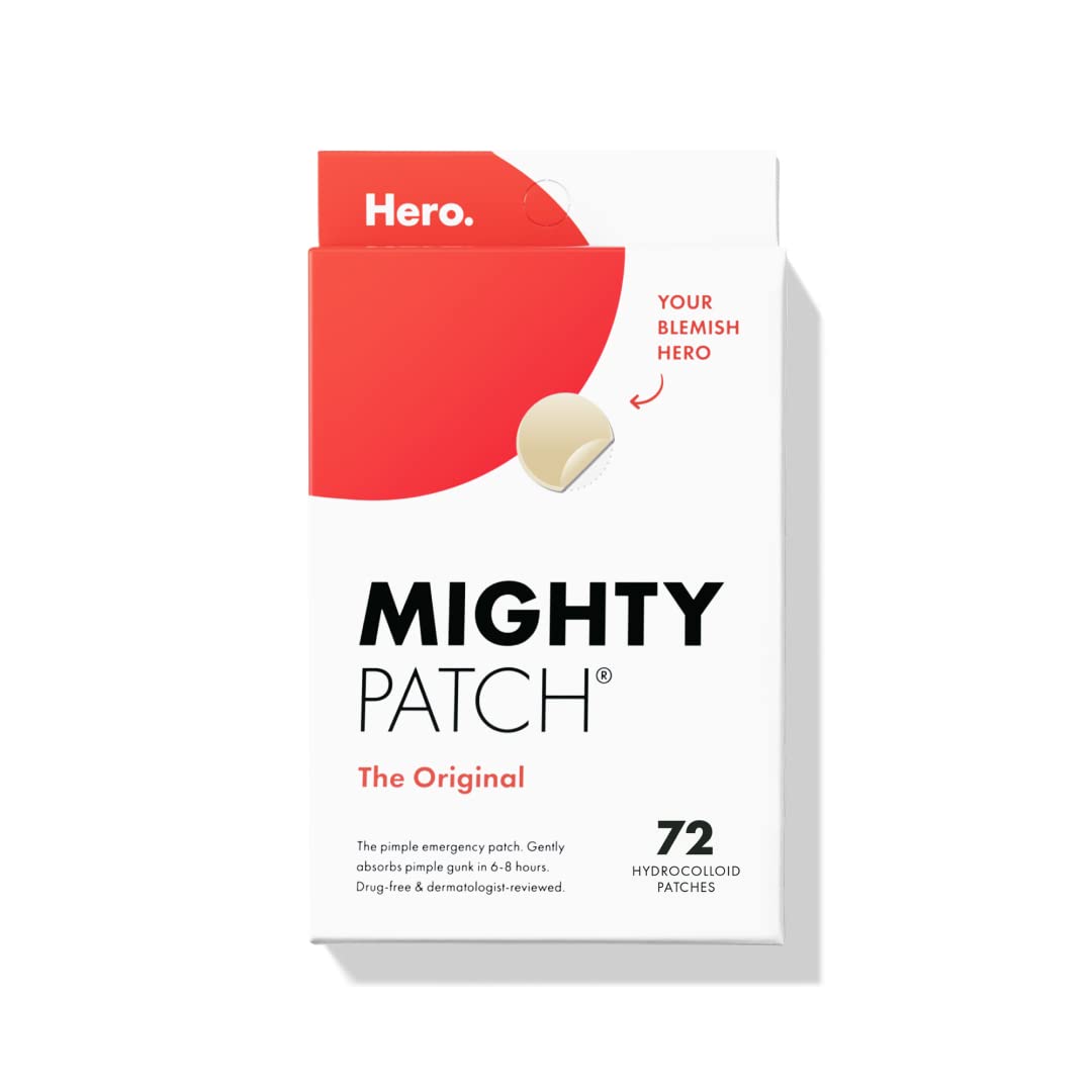 Mighty Patch™ Original patch from Hero Cosmetics – The #1 Hydrocolloid Acne Pimp...