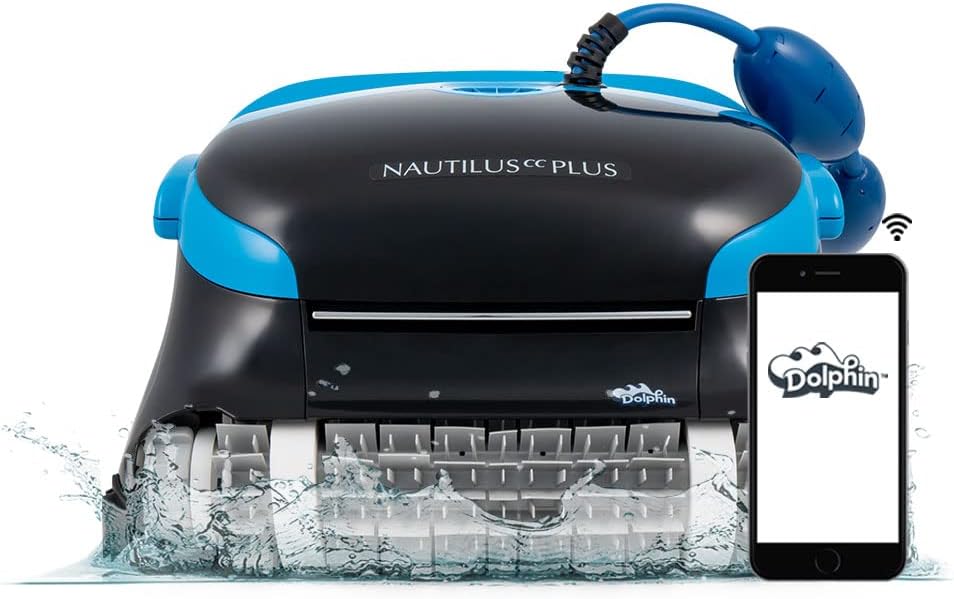 Dolphin Nautilus CC Plus Wi-Fi Automatic, Innovative Robotic Pool Vacuum Cleaner...