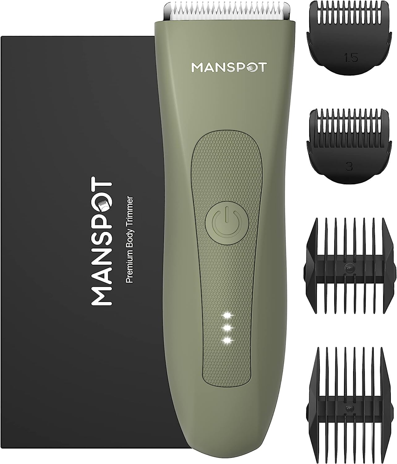 Manscape Pubic & Body Hair Trimmer for Men, Electric Ball Trimmer Body shavers f...