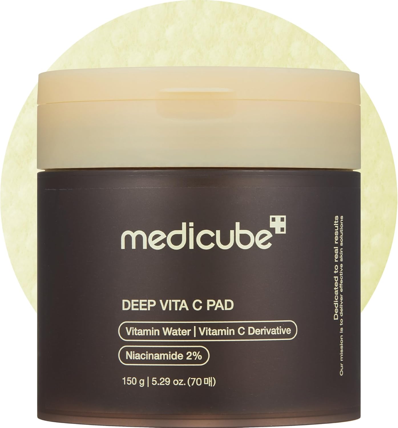 Medicube Deep Vita C Facial Pads, Vitamin C Toner Pads for Uneven Skin Tone, 500...