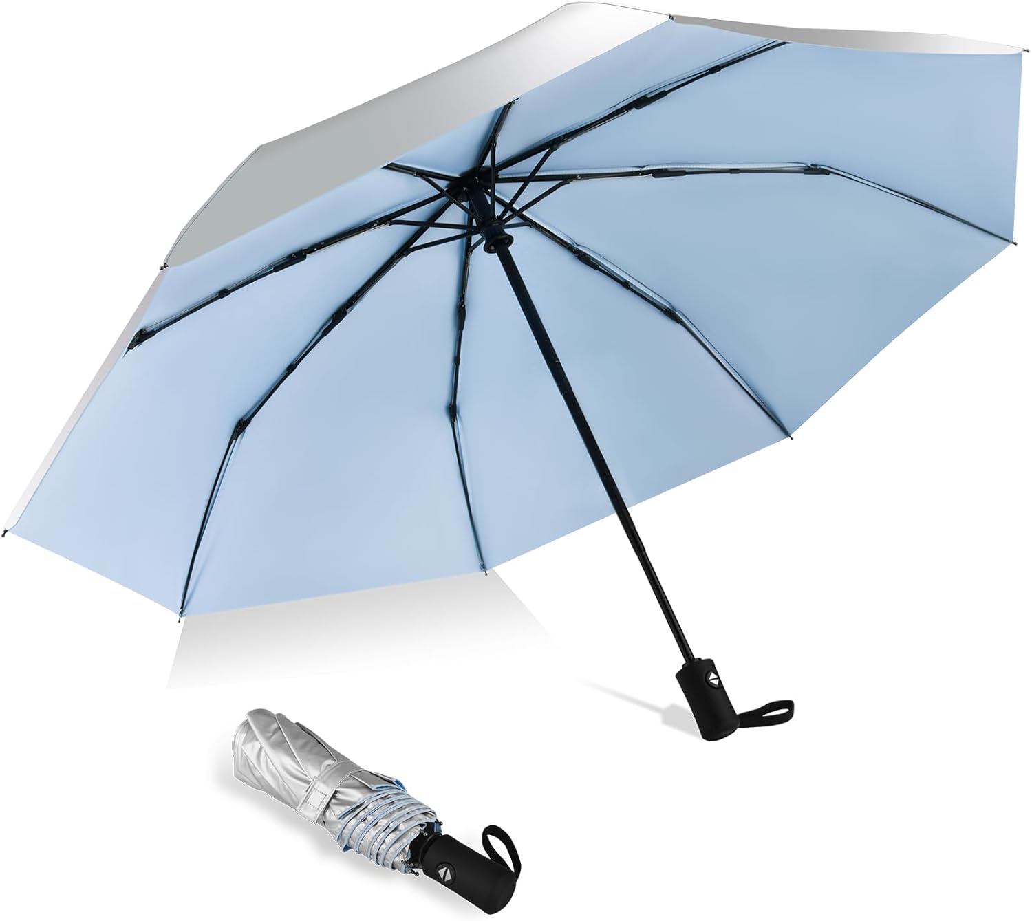 HEXSOLID Sun Umbrella, Unique 46inch UPF 50 UV Protection Parasol, Special Compa...