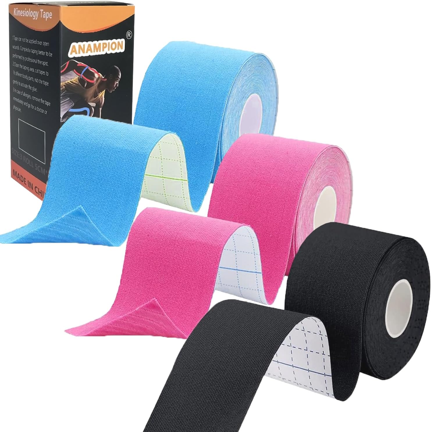 High-Quality ANAMPION Kinesiology Tape, Special Sports Tape for Athletes, Innova...