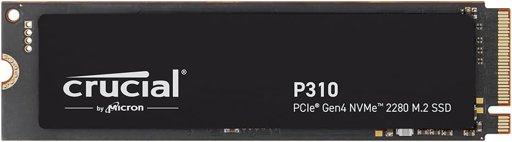 Crucial P310 4TB SSD, High-Performance PCIe Gen4 NVMe M.2 Solid State Drive, Fas...