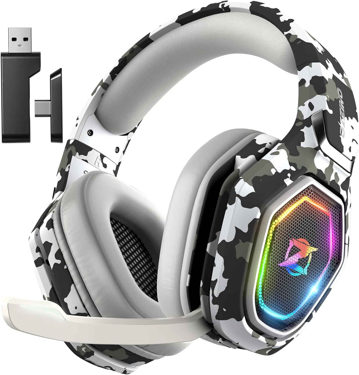 Premium Ozeino Wireless Gaming Headset, Superior Headset for PC, Ps5, Ps4 with 2...
