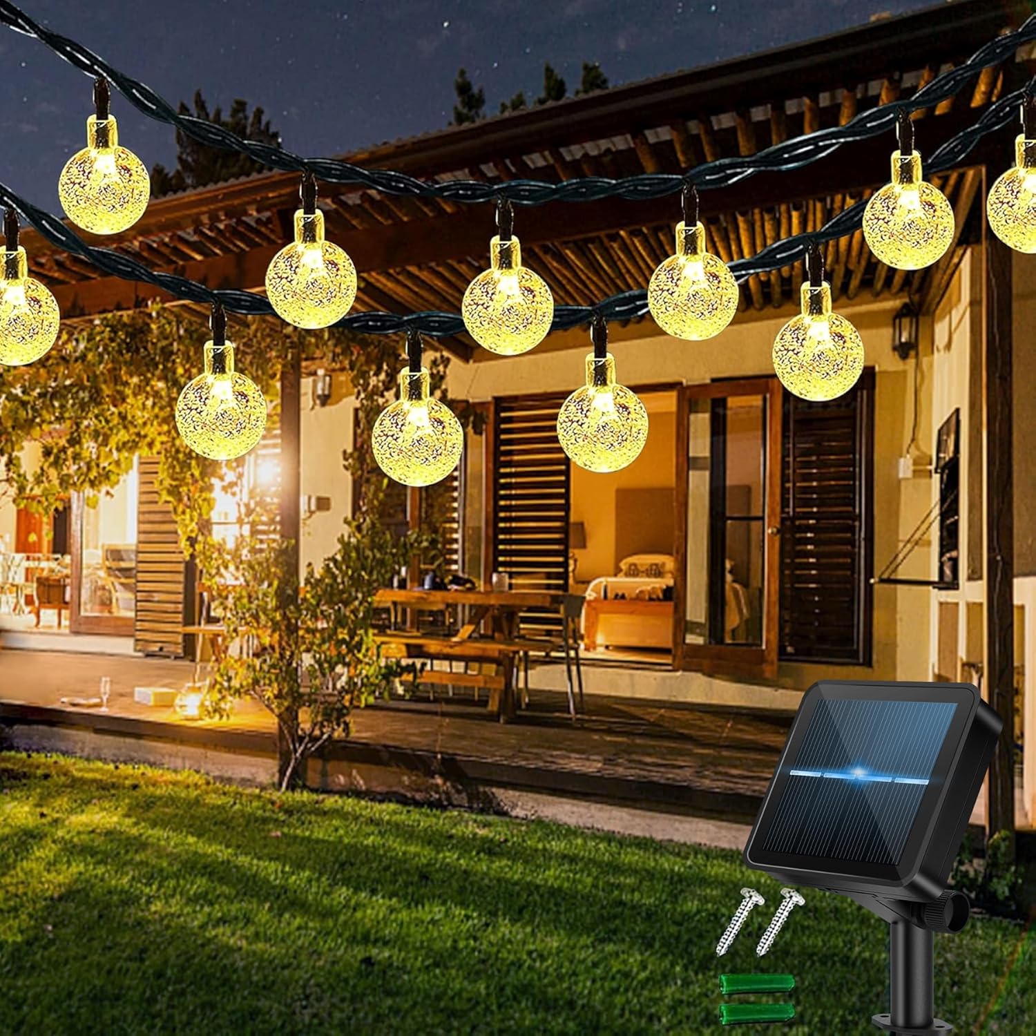 High-Quality totpuc 100LED Solar Fairy Lights, Special Garden Lights Solar Power...