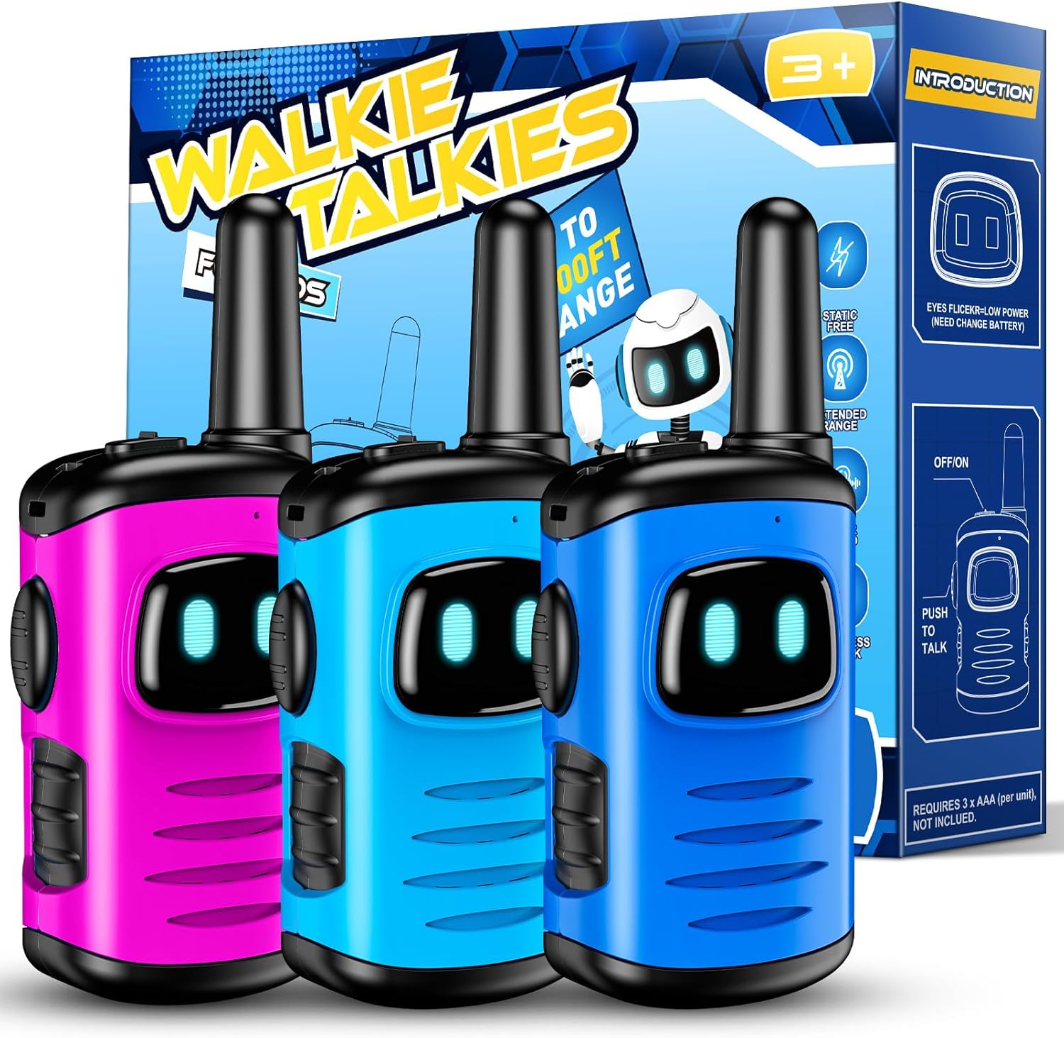 EUTOYZ Walkie Talkie, Special Toys for 3 to 12 Year Olds, Innovative Walkie Talk...