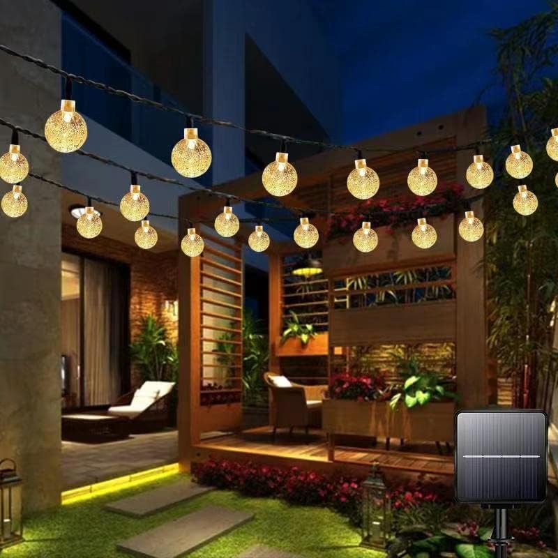 Garlocht Solar Garden Lights Outdoor Waterproof, 100LED 12M/39Ft Solar Fairy Lig...