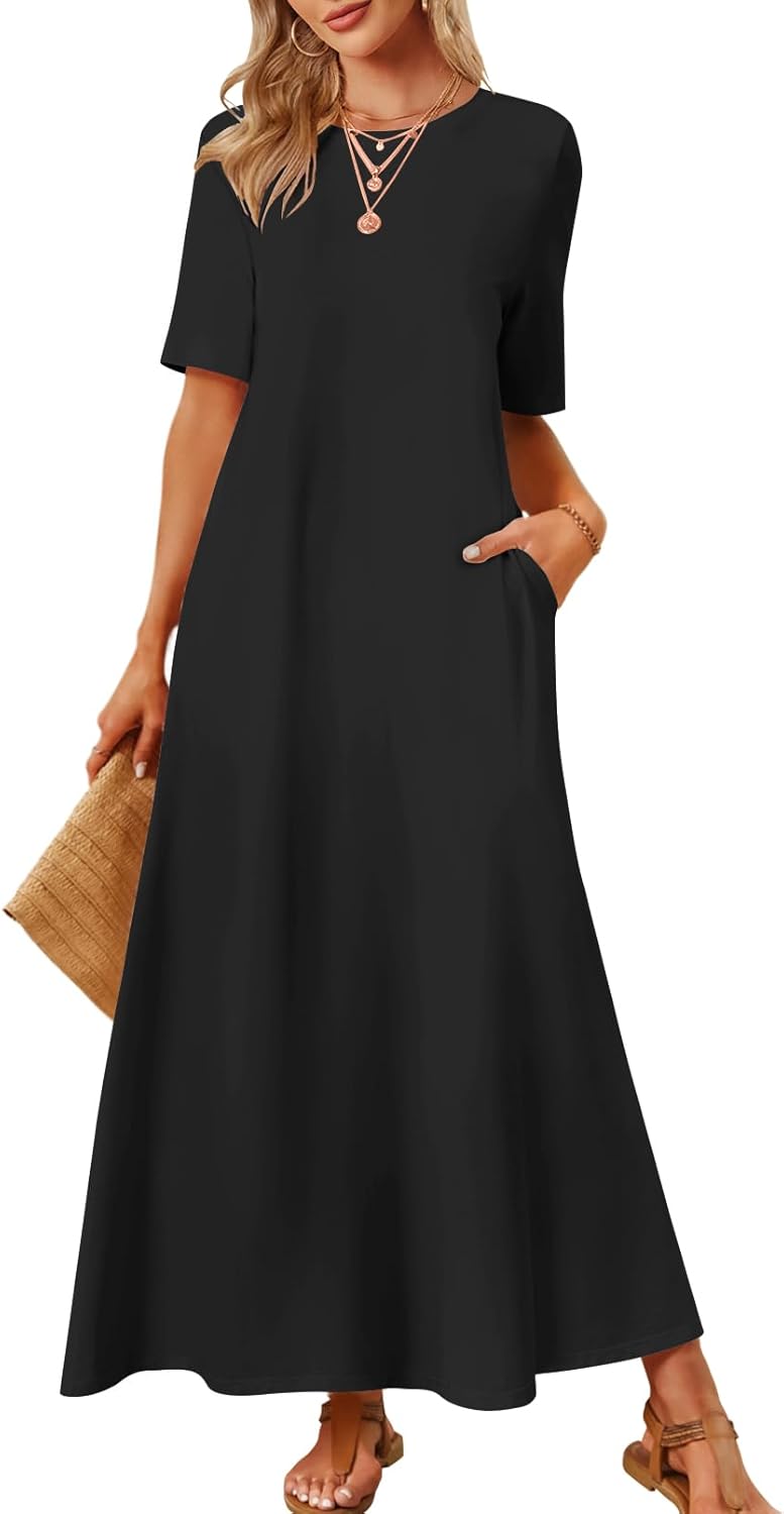 MEROKEETY Women's Summer Dress, Special Casual Maxi Dress for 2025, Innovative S...