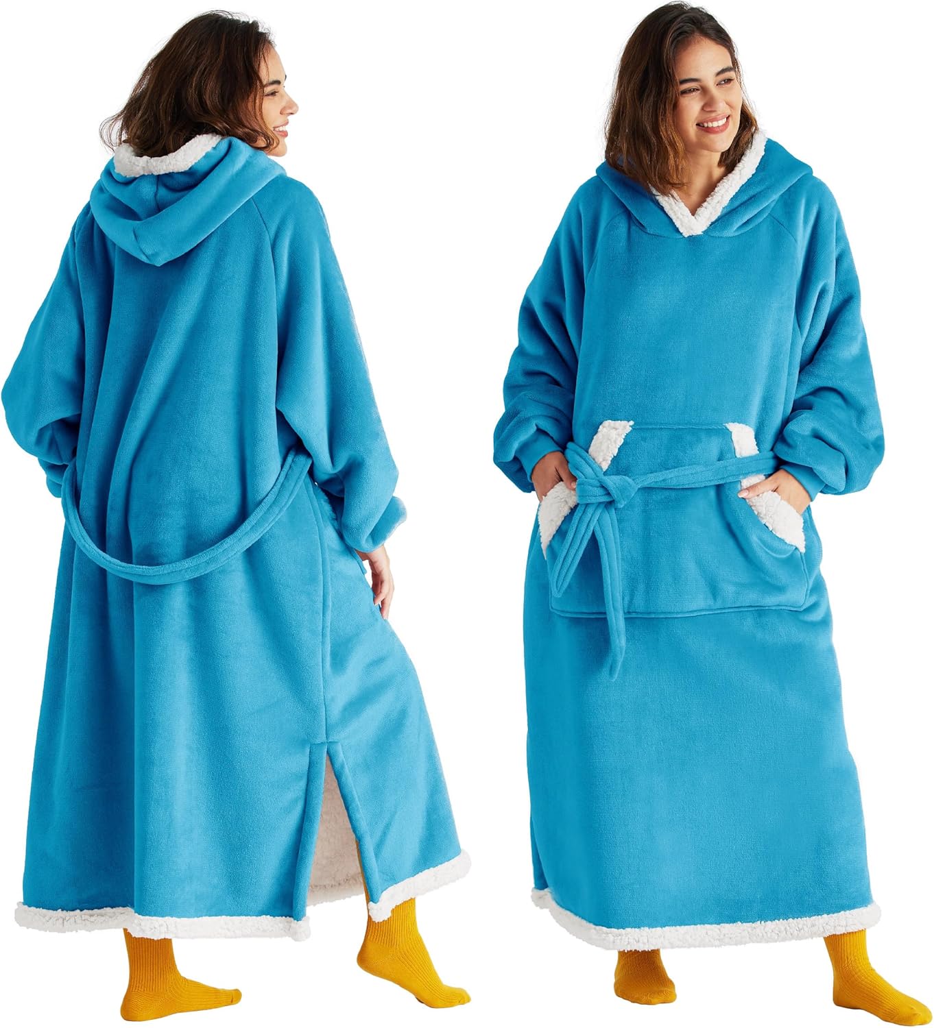 Bedsure Wearable Blanket Hoodie, Cozy Blanket Sweatshirt Gift for Women, Unique...