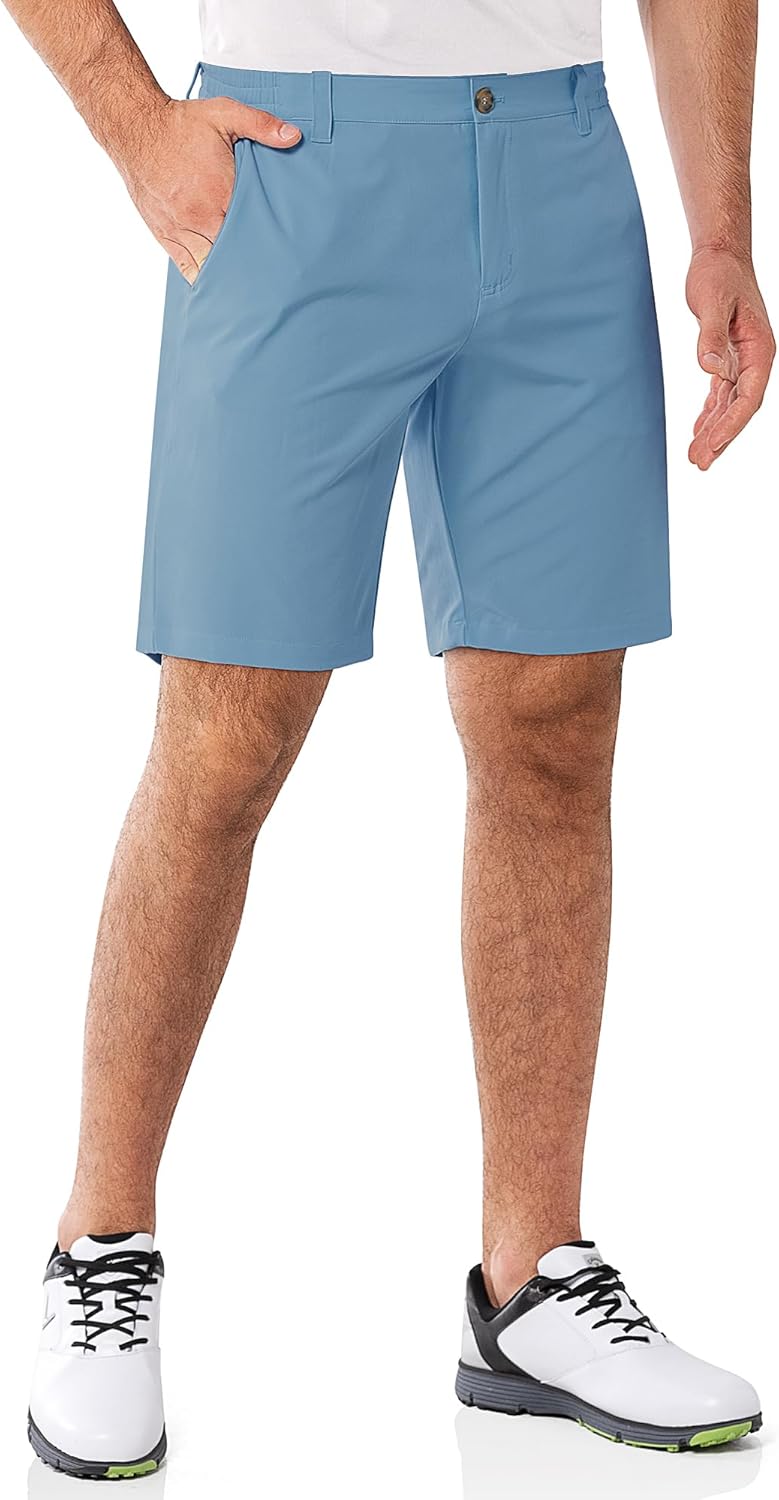 33,000ft Men's Golf Shorts, Special Dry Fit Stretch Golf Shorts with UPF 50, Pre...