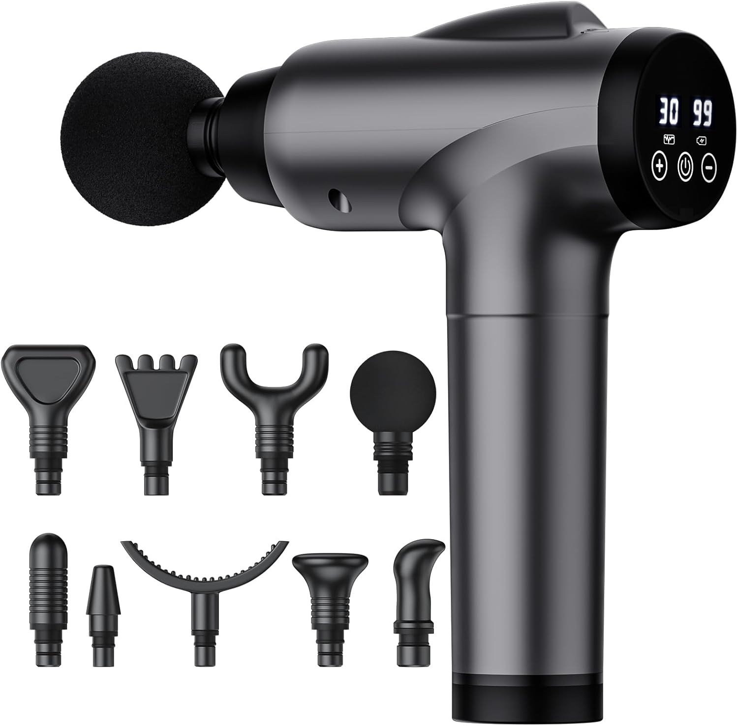 Massage Gun Deep Tissue, Handheld Electric Muscle Massager, High Intensity Percu...