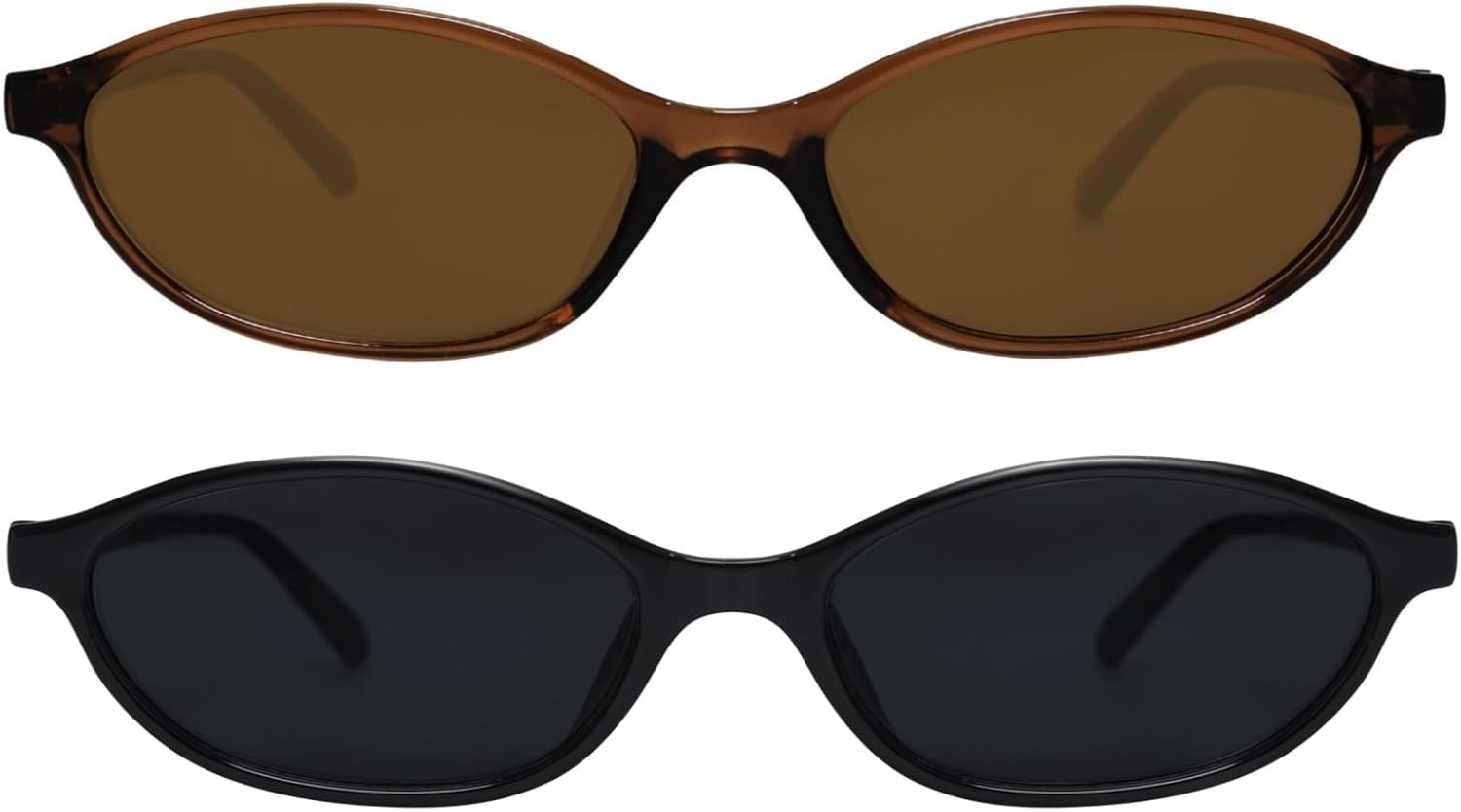 Trendy Retro Oval Sunglasses, Stylish Cat Eye Sunnies for Women, High-Quality 90...