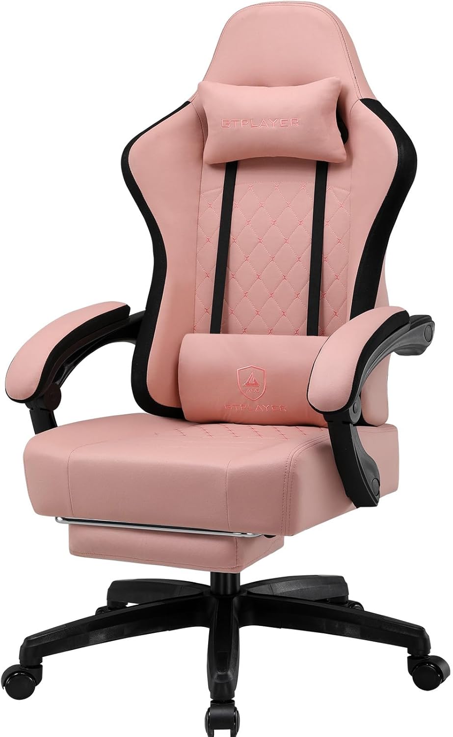 GTPLAYER Fabric Gaming Chair, Special Ergonomic Computer Desk Chair with Footres...