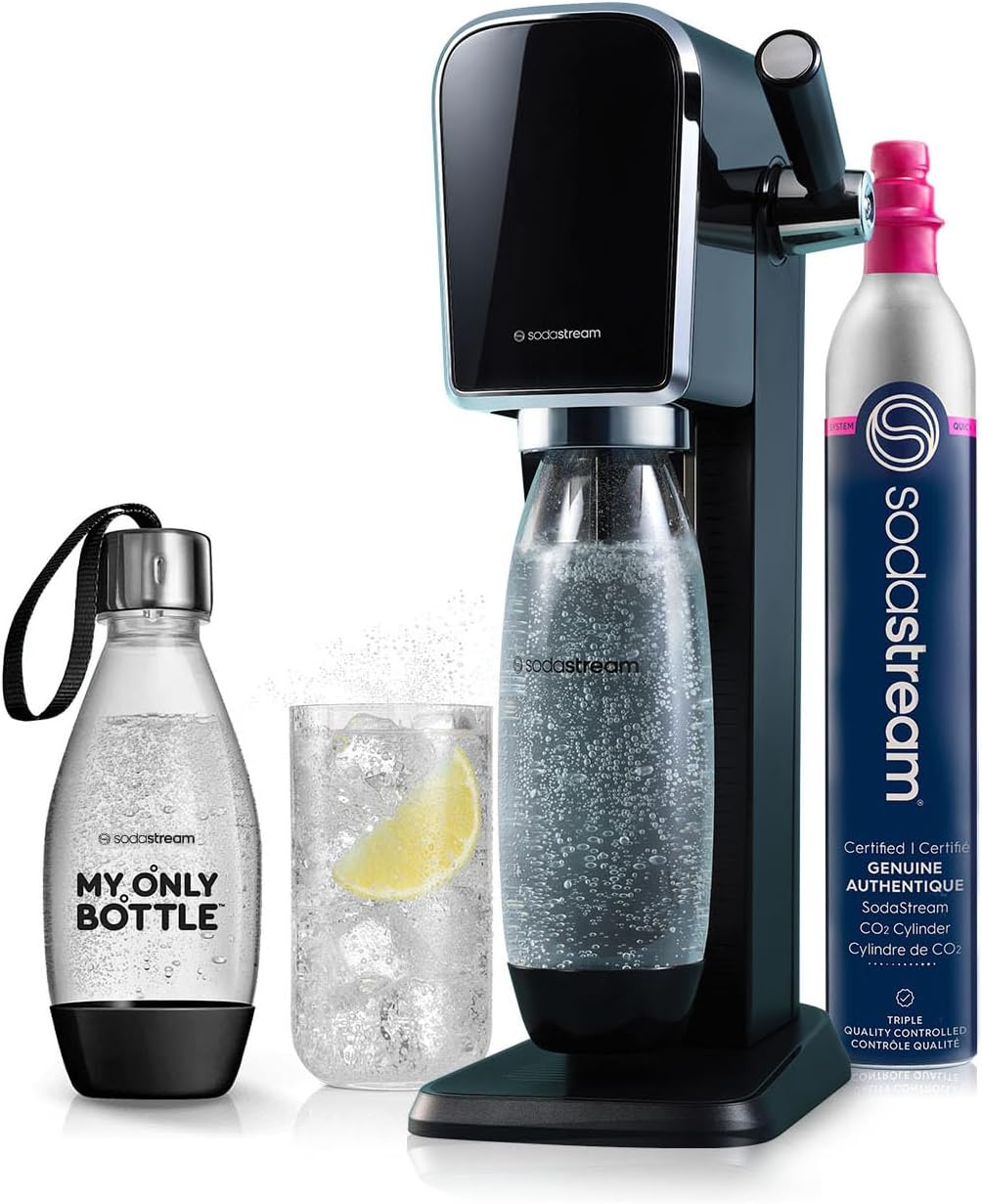 SodaStream ART Sparkling Water Maker, Special Water Maker Starter Kit with CQC C...