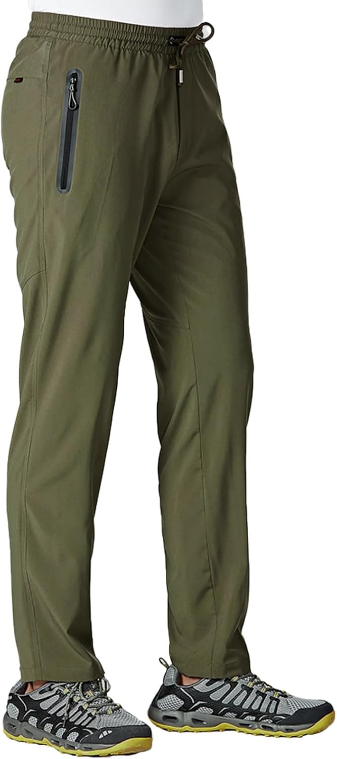 Top Quality TBMPOY Men's Travel Pants, Lightweight Hiking Pants for & Active Wea...