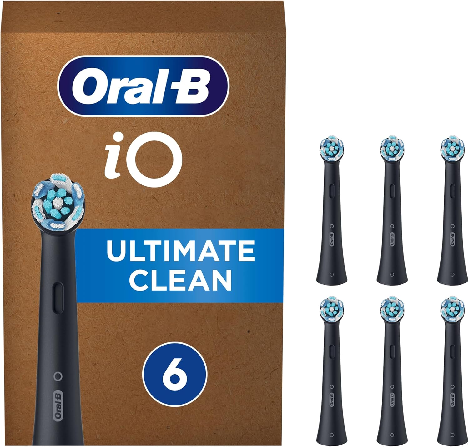 Oral-B iO Ultimate Clean Original Electric Toothbrush Head, Twisted & Angled Bri...