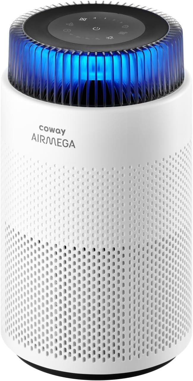 COWAY Air Purifier for Home Bedroom, Super Quiet Sleep Mode, Mood Light, Energy...