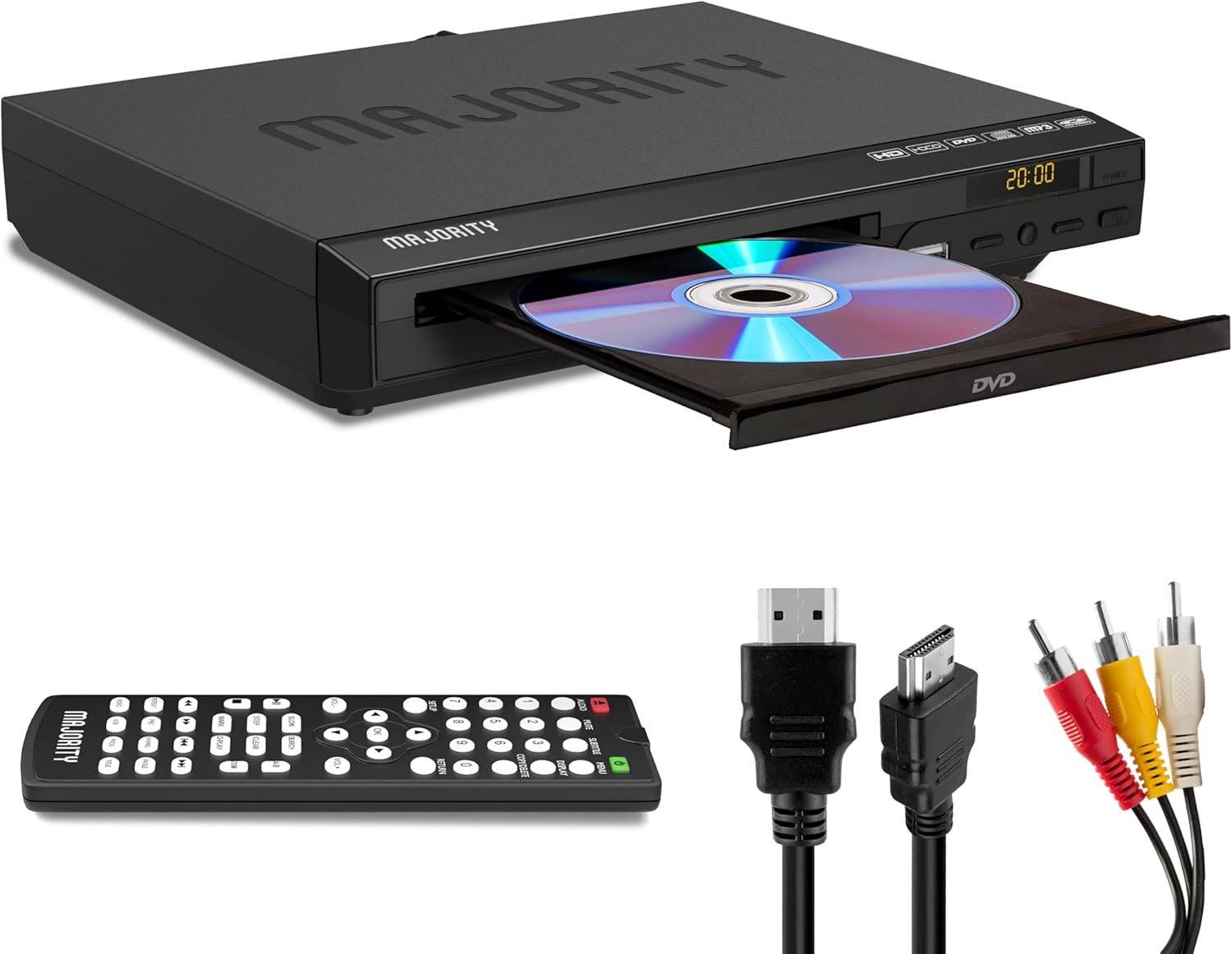 HDMI DVD Player, Special DVD Player for TV, High-Quality 1080P Region Free DVD P...