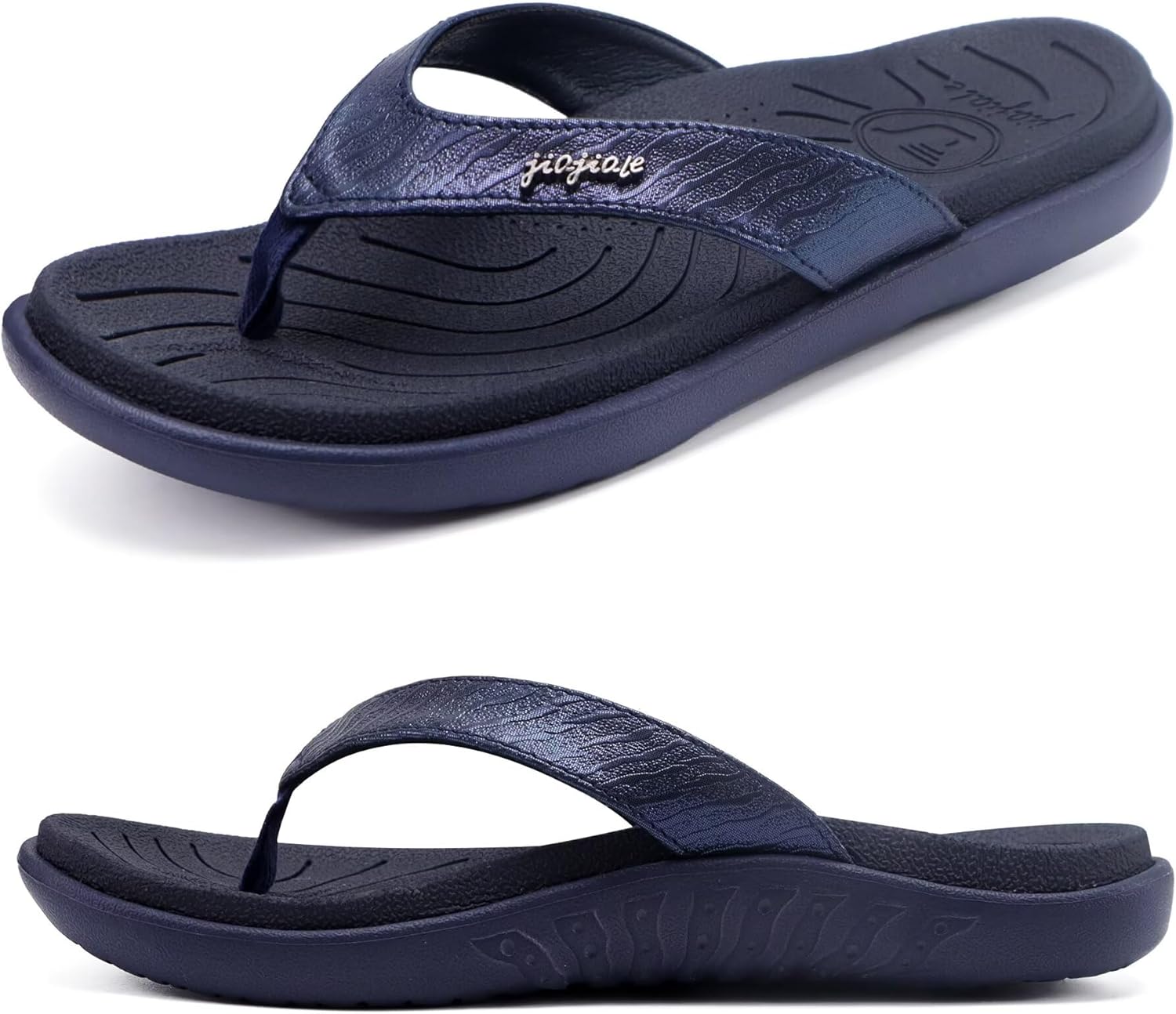 Jiajiale Women's Fashion Sandals, Special Orthotic Flip Flops for Ladies, Comfor...