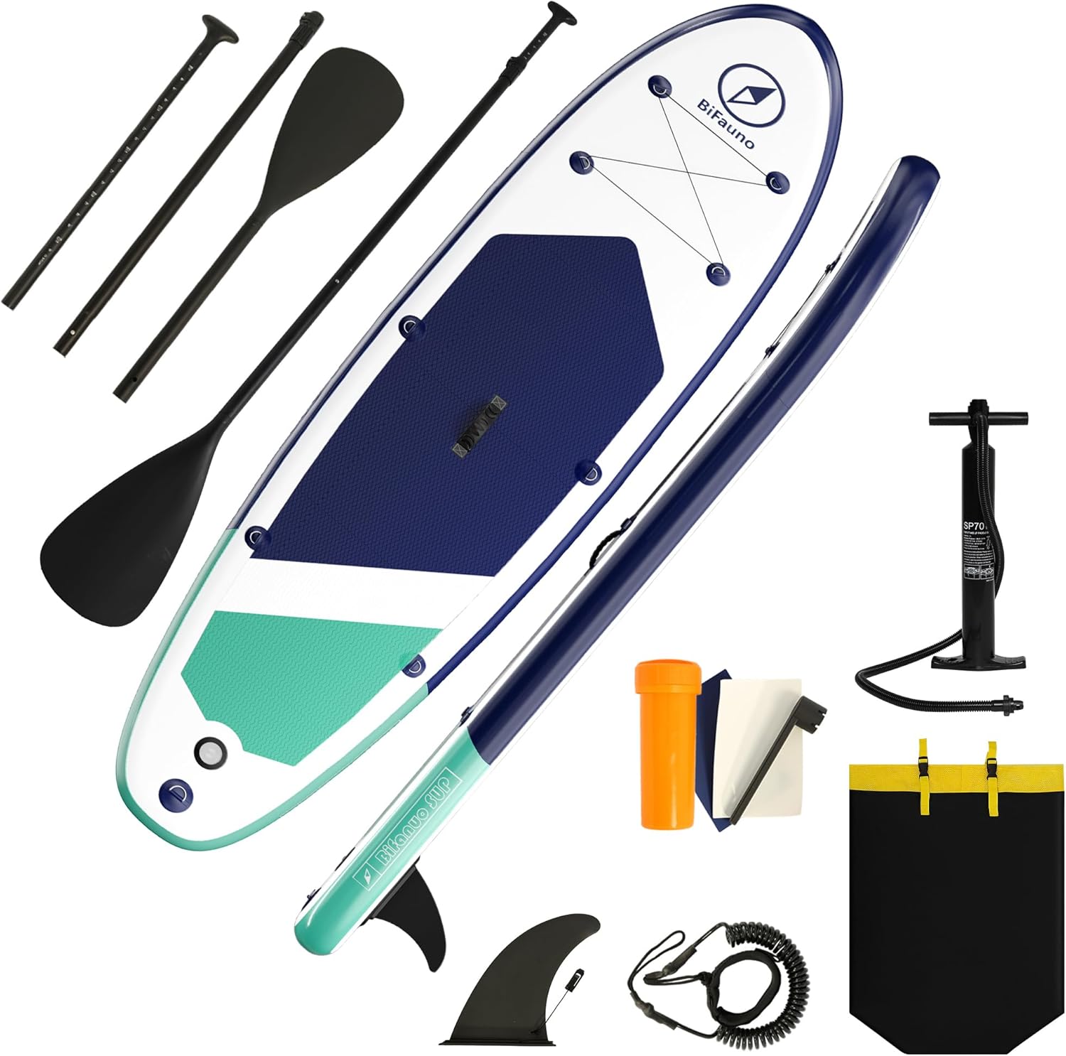 Inflatable Stand Up Paddle Board with SUP Accessories & Backpack. Paddle Boards...