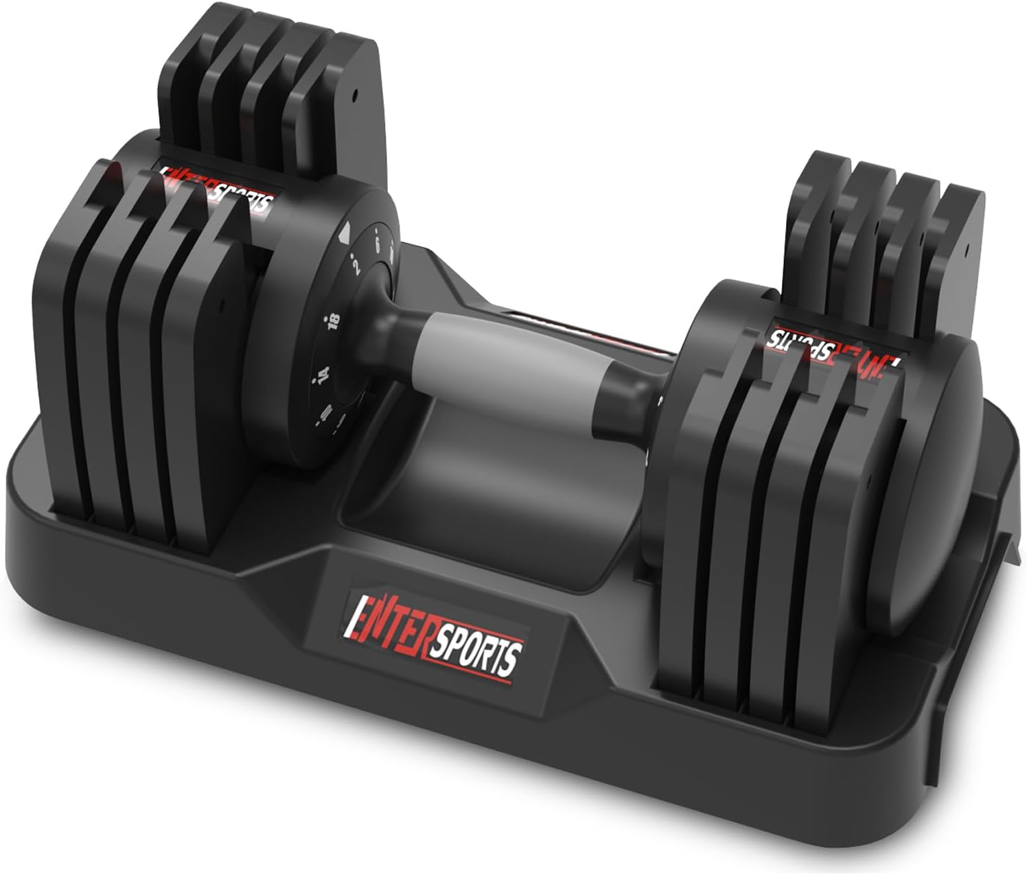 EnterSports Adjustable Dumbbells, Special Dumbbell Set for Saving Space, Sustina...
