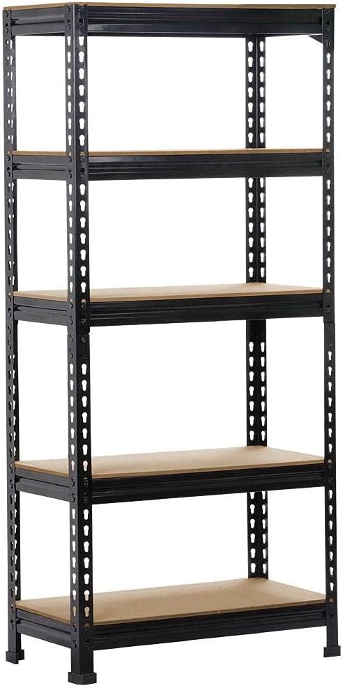Yaheetech Shelving Unit, Special Metal Shed Storage Shelves, Innovative Boltless...
