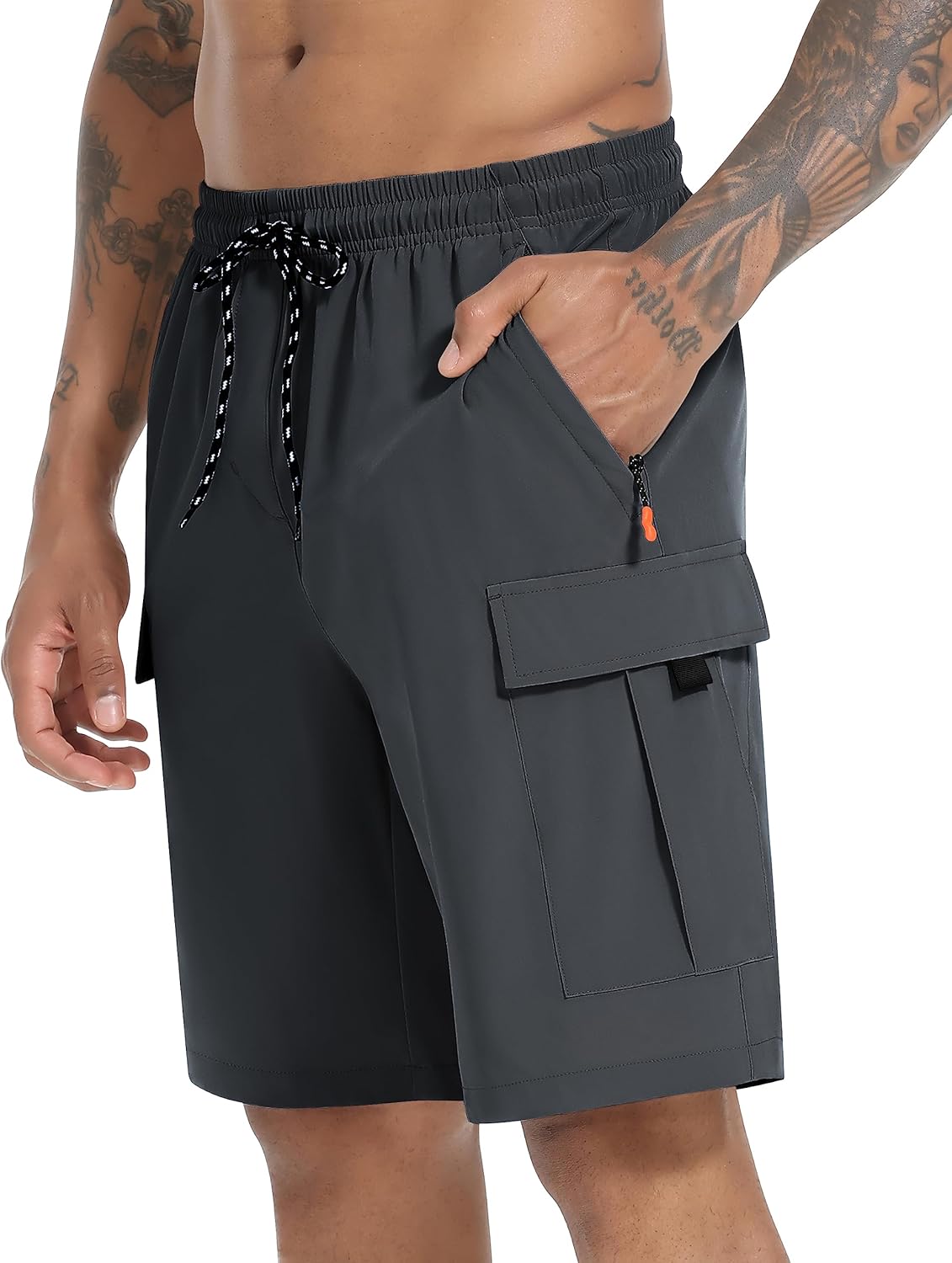 Men's Cargo Shorts, Special Quick Dry Lightweight Hiking Shorts for Men, Innovat...