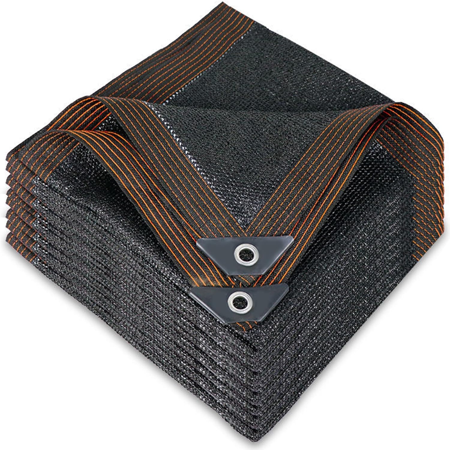 winemana 50% Black Shade Cloth, 10 x 20 FT Durable Mesh Tarp with Grommets, Gard...
