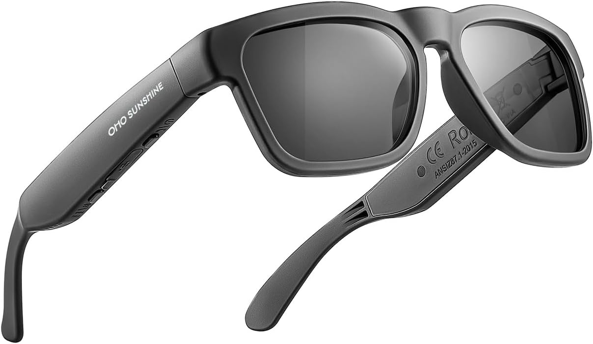 OhO Elite Smart Audio Glasses with Bluetooth Speaker,Voice Control and Open Ear,...