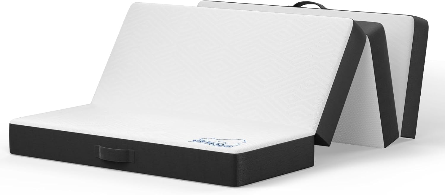 wowttrelax Folding Mattress Small Double, 6 Inch Floor Mattress Small Double Bed...