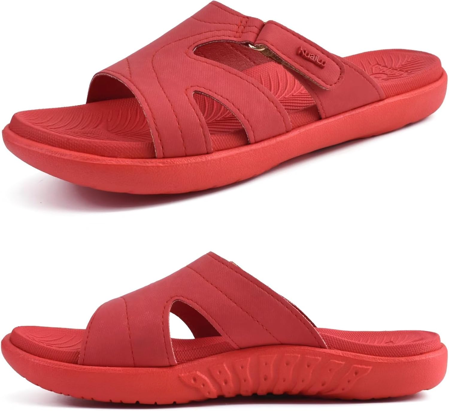 Comfortable KuaiLu Women's Fashion Orthotic Slides, Unique Lightweight Athletic...