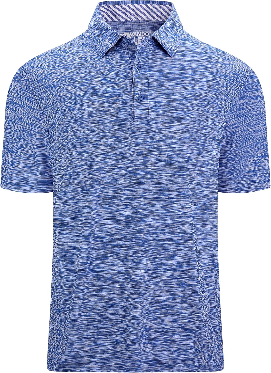 Alex Vando Mens Golf Shirt Moisture Wicking Quick-Dry Short Sleeve Casual Polo S...