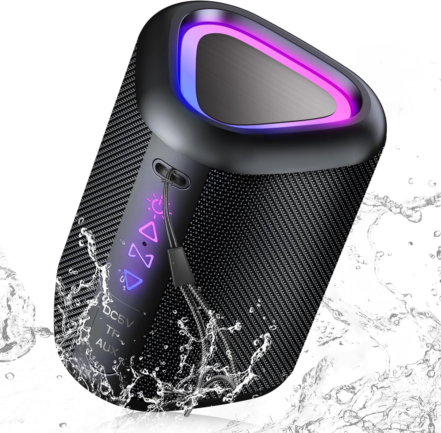 aowoka Bluetooth Speaker, 2025 Portable Wireless Speakers With Led Light, Blueto...