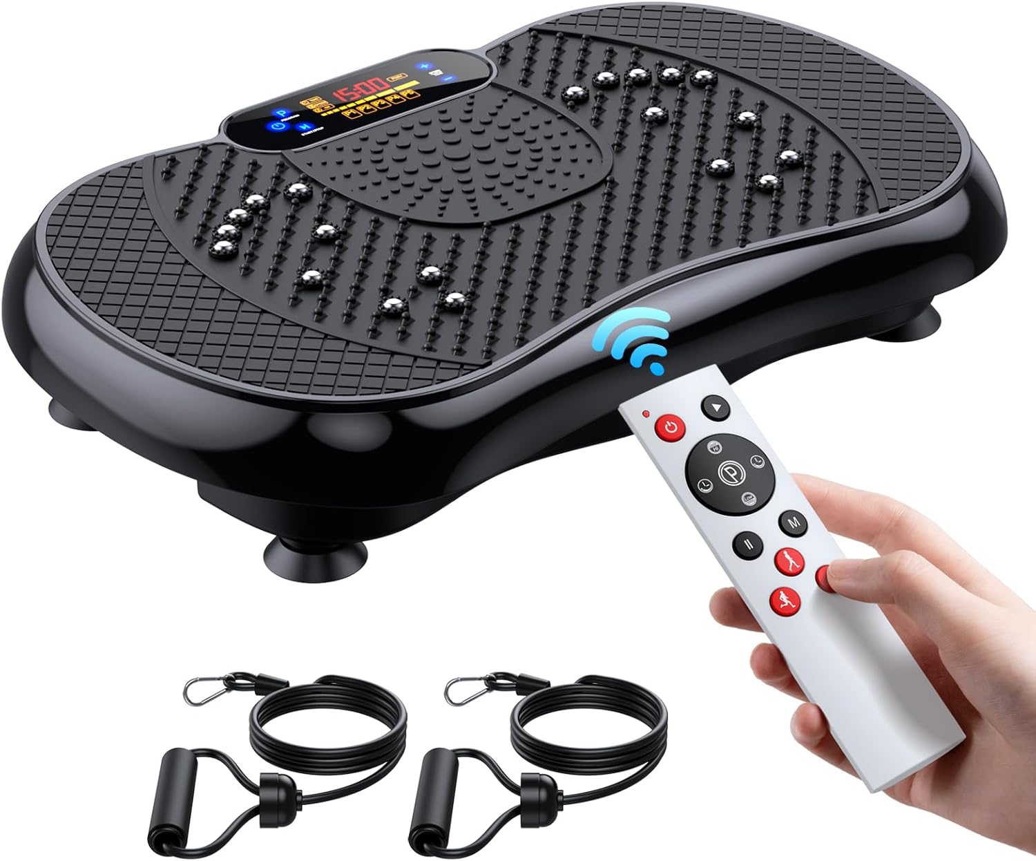 Vibration Plate Exercise Machine, Lymphatic Drainage Machine for Weight Loss, Fu...